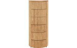 Goossens excellent ladekast donna blank eiken - 8217839-02