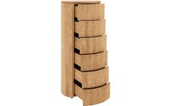 Goossens excellent ladekast donna blank eiken - 8217839-03