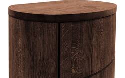 Goossens excellent ladekast donna donker bruin eiken - 8217840-02