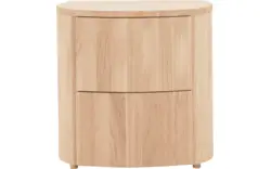 Goossens excellent nachtkastje donna wit eiken - 8217844-02
