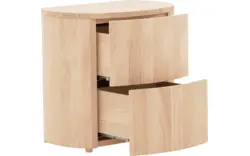 Goossens excellent nachtkastje donna wit eiken - 8217844-02