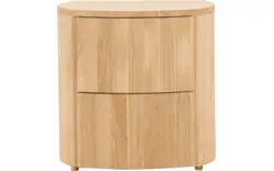 Goossens excellent nachtkastje donna blank eiken - 8217845-02