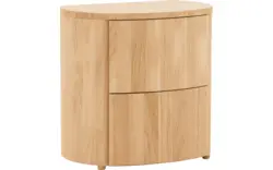 Goossens excellent nachtkastje donna blank eiken - 8217845-02