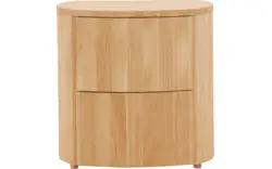 Goossens excellent nachtkastje donna blank eiken - 8217846-02