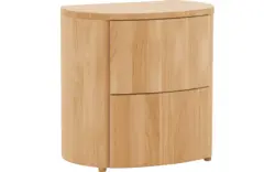 Goossens excellent nachtkastje donna blank eiken - 8217846-02