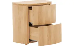 Goossens excellent nachtkastje donna blank eiken - 8217846-02