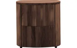 Goossens excellent nachtkastje donna donker bruin eiken - 8217847-02