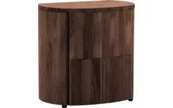 Goossens excellent nachtkastje donna donker bruin eiken - 8217847-02