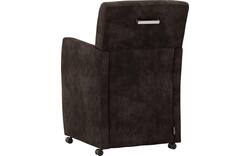 Goossens eetkamerstoel oliver grijs microvezel - 8217917-01