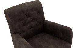 Goossens eetkamerstoel oliver grijs microvezel - 8217917-01
