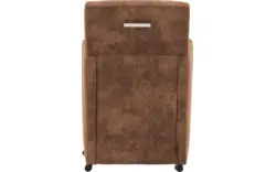 Goossens eetkamerstoel oliver bruin microvezel - 8217918-01