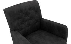 Goossens eetkamerstoel oliver grijs microvezel - 8217921-01