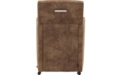 Goossens eetkamerstoel oliver bruin microvezel - 8217922-01