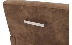 Goossens eetkamerstoel oliver bruin microvezel - 8217922-01
