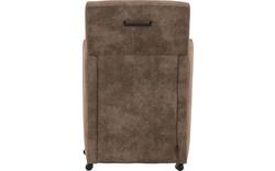 Goossens eetkamerstoel oliver bruin microvezel - 8217931-01