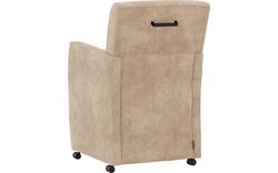 Goossens eetkamerstoel oliver beige microvezel - 8217932-02