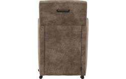 Goossens eetkamerstoel oliver bruin microvezel - 8217937-01