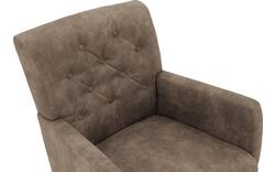 Goossens eetkamerstoel oliver bruin microvezel - 8217937-01