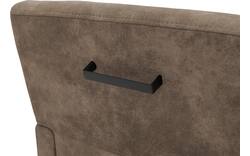Goossens eetkamerstoel oliver bruin microvezel - 8217937-01