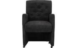 Goossens eetkamerstoel oliver grijs microvezel - 8217947-01