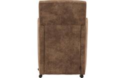 Goossens eetkamerstoel oliver bruin microvezel - 8217951-01