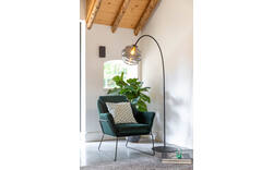 Goossens vloerlamp musik zwart metaal - 8218714-01
