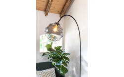 Goossens vloerlamp musik zwart metaal - 8210819-01
