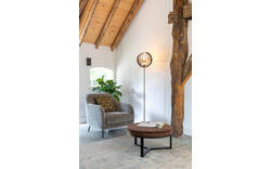 Goossens excellent vloerlamp vinnie goud metaal - 8218715-01