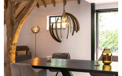 Goossens excellent hanglamp vinnie goud metaal - 8211915-02