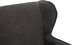 Goossens excellent eetkamerstoel leogang zwart leer - 8218722-01