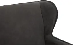 Goossens excellent eetkamerstoel leogang zwart leer - 8218722-01