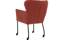 Goossens excellent eetkamerstoel leogang rood leer - 8218724-01