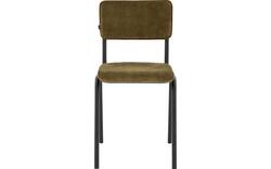 Goossens eetkamerstoel chaplin groen stof - 8219148-01