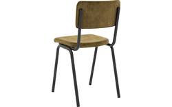Goossens eetkamerstoel chaplin groen stof - 8219148-01
