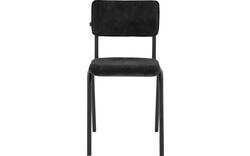 Goossens eetkamerstoel chaplin grijs stof - 8219149-01