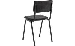Goossens eetkamerstoel chaplin grijs stof - 8219149-03