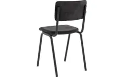 Goossens eetkamerstoel chaplin grijs stof - 8219149-01