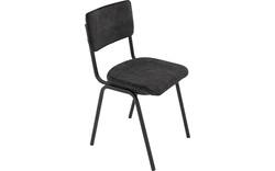 Goossens eetkamerstoel chaplin grijs stof - 8219149-01