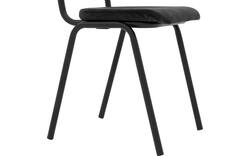 Goossens eetkamerstoel chaplin grijs stof - 8219149-01