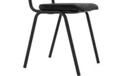 Goossens eetkamerstoel chaplin grijs stof - 8219149-01