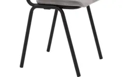 Goossens eetkamerstoel chaplin grijs stof - 8219150-02