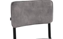 Goossens eetkamerstoel chaplin grijs stof - 8219150-02