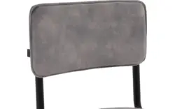 Goossens eetkamerstoel chaplin grijs stof - 8219150-02