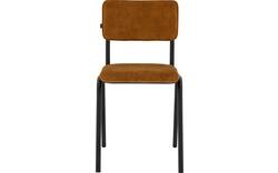Goossens eetkamerstoel chaplin geel stof - 8219152-02