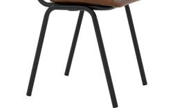 Goossens eetkamerstoel chaplin bruin leer - 8219153-02