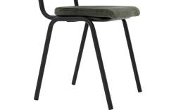 Goossens eetkamerstoel chaplin groen stof - 8219157-01
