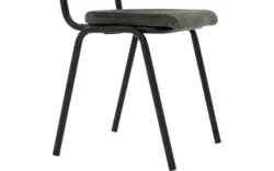 Goossens eetkamerstoel chaplin groen stof - 8219157-01