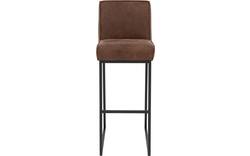 Goossens excellent barstoel tom bruin leer - 8219192-01