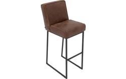 Goossens excellent barstoel tom bruin leer - 8219192-01