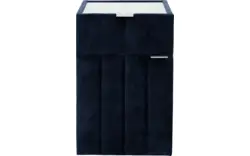 Goossens excellent nachtkastje briljant supreme blauw stof - 8219201-02